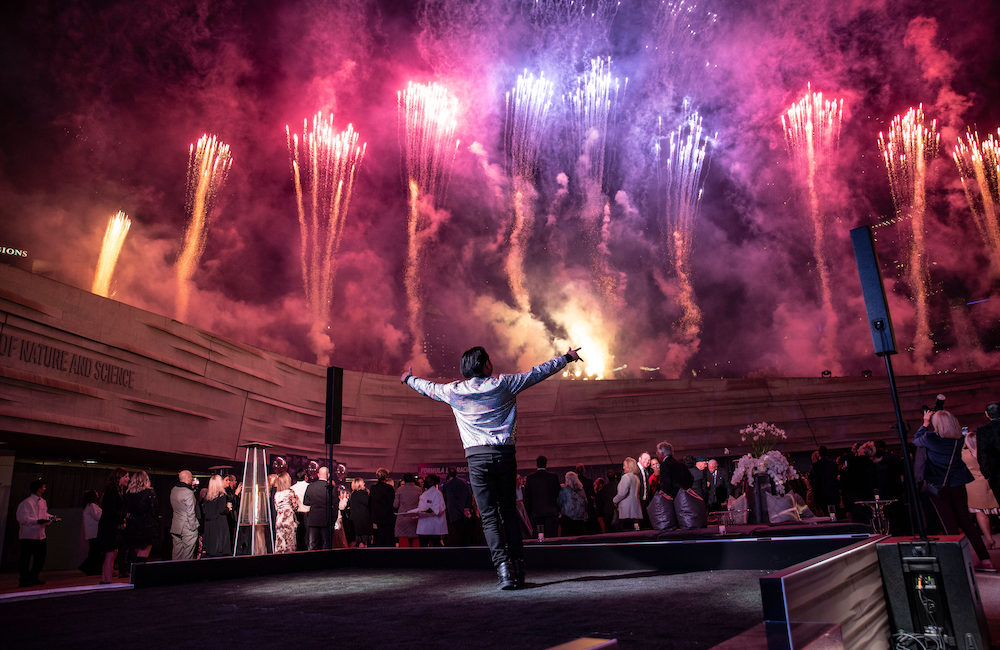 The Night kicked off with major announcements and a firework display (Photo by Tamytha Cameron)