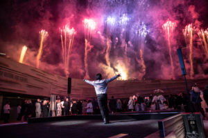 The Night kicked off with major announcements and a firework display (Photo by Tamytha Cameron)