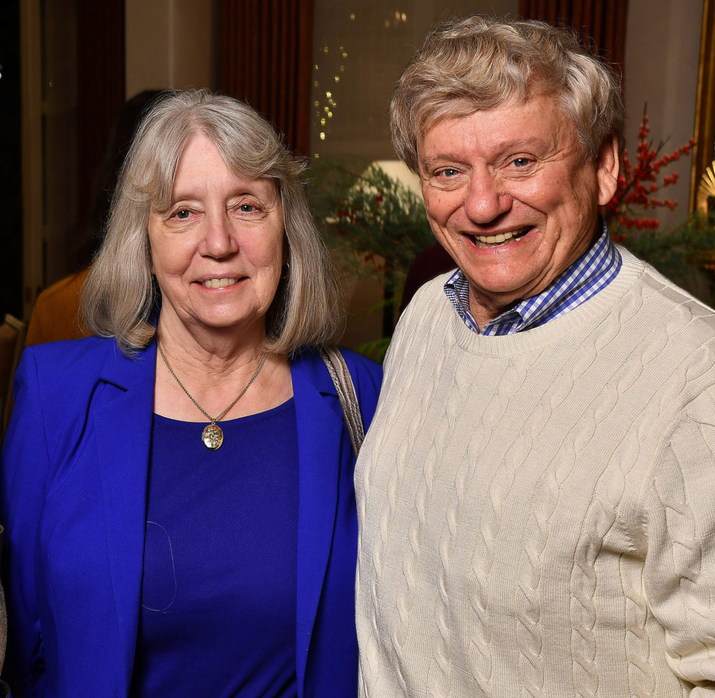 Tissy and Rusty Hardin at the Nourish cookbook launch party Tuesday  Dec. 07,2021. (Photo by Dave Rossman)