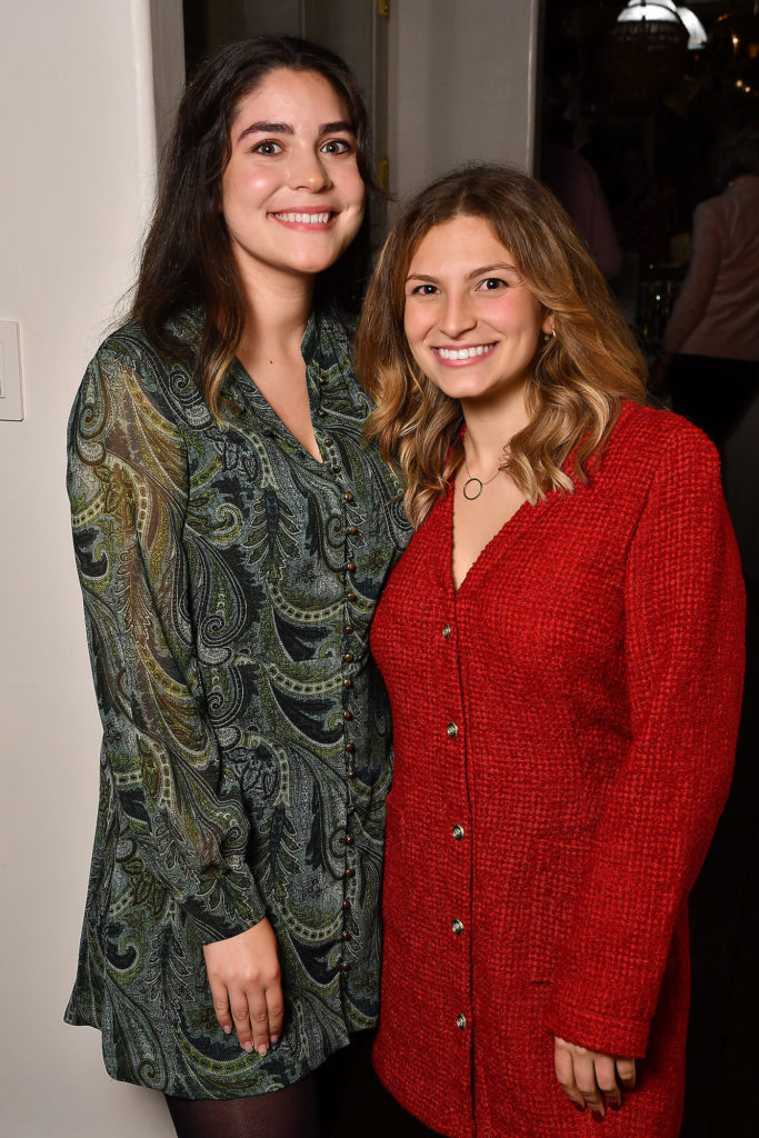 Vanessa Marie Cruz, Emily Levin at the Nourish cookbook launch party. (Photo by Dave Rossman)