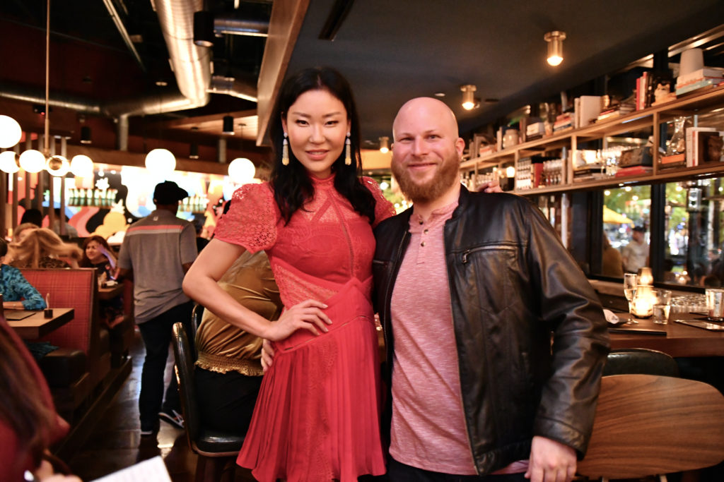 Yuam Yuam, Erik Bednar at the opening of Postino in Uptown Park (Photo by Alex Montoya)