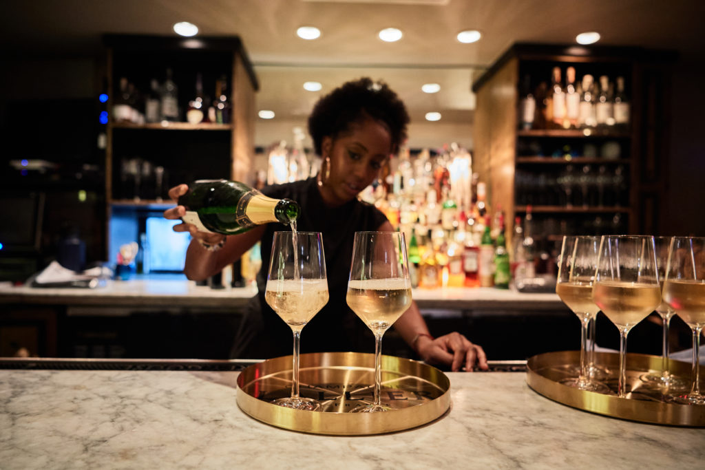 Lallier's holiday bubbles (Photo by Jonathan Zizzo)