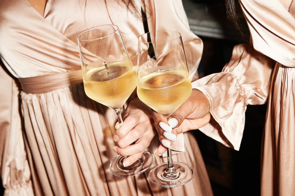 The perfect holiday accessory - bubbles (Photo by Jonathan Zizzo)