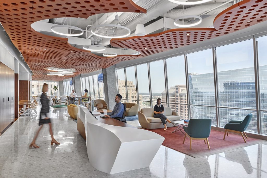 Winning Entry: Commercial Design – Office, Theater, Spiritual or Public Space, Boston Consulting Group, Gensler. (Photos Garrett Rowland)