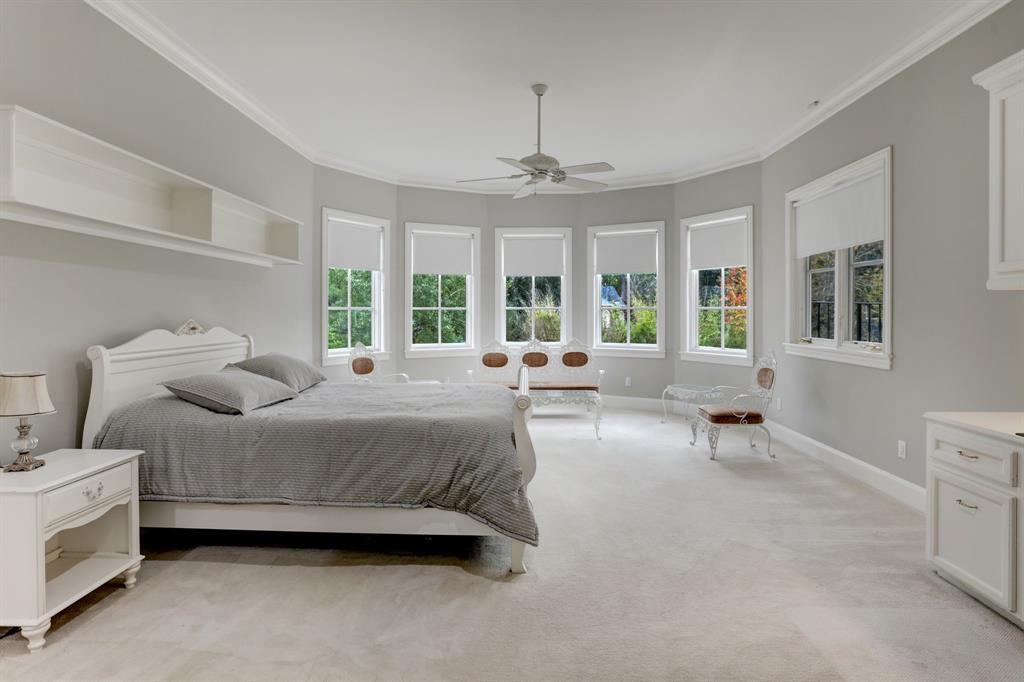 The five secondary bedrooms are located on the second floor at 6 Pine Tree Lane. (Photo by TK Images)