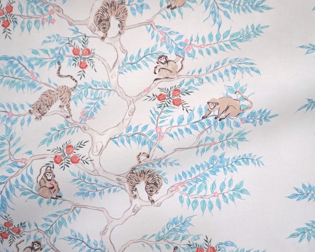 Winning Entry: Best in Wallcovering Design, Monkey and Tiger Collection, Krane Home