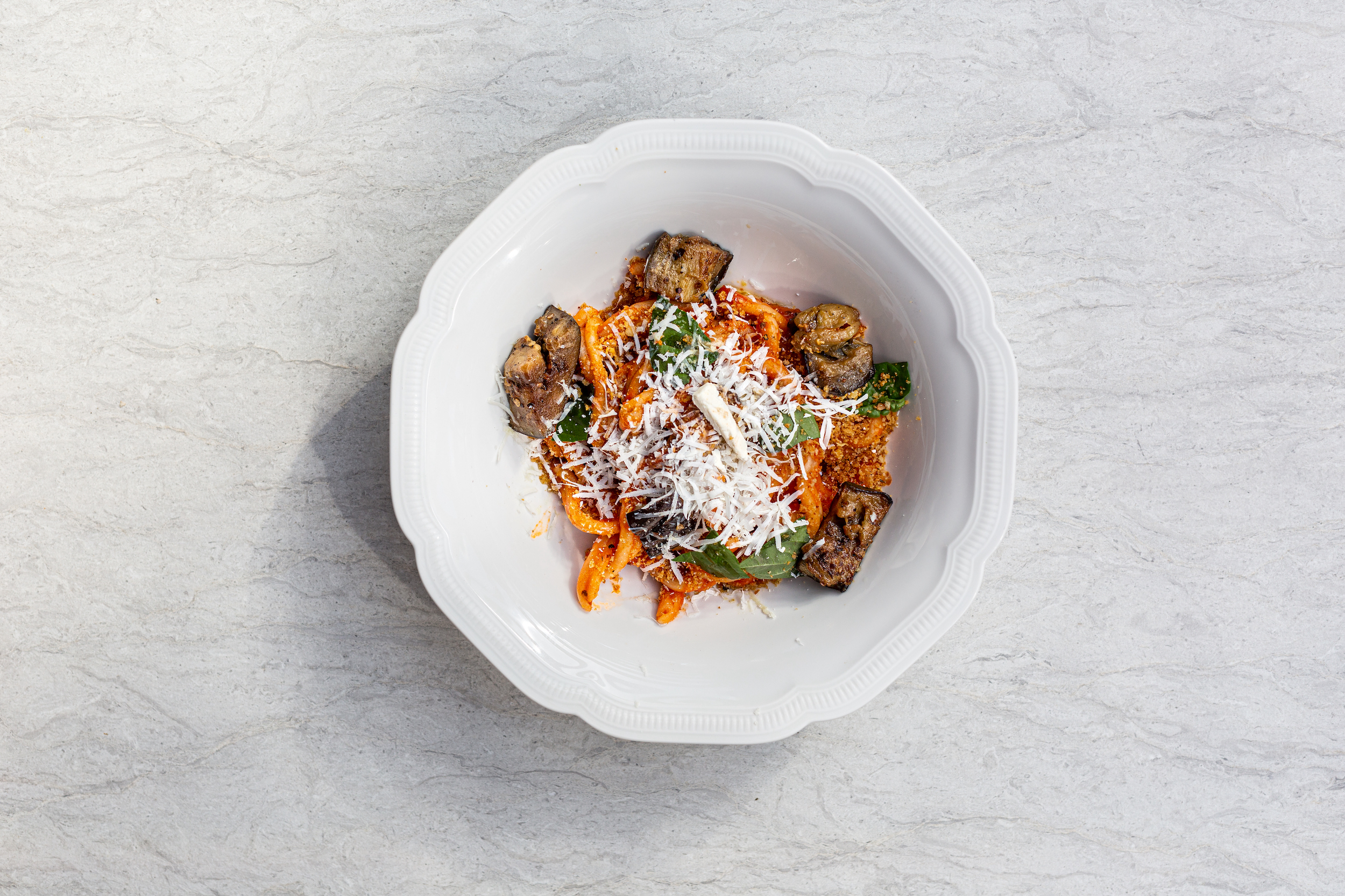Casarecce All Norma Pasta at Trattoria Sofia
