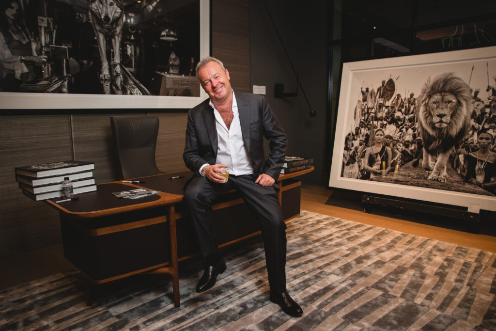 David Yarrow made a bold debut at CASA Houston with his "Changing Lanes" exhibition.   (Photo by Johnny Than )
