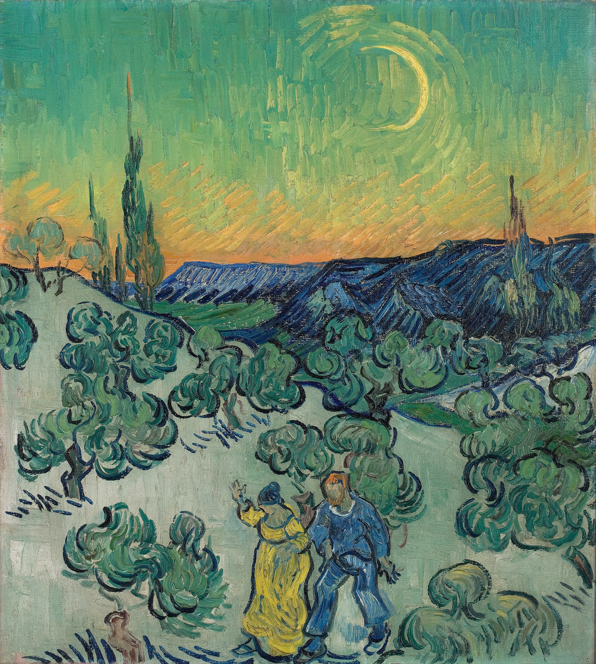 356 Vincent van Gogh, A Walk at Twilight, 1889–1890. Photo João Musa