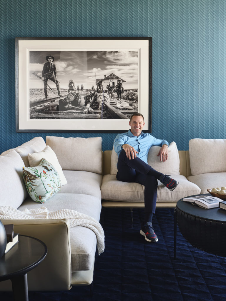 CASA Houston owner Jerry Hooker, pictured in his recent project with Saint Cecilia Residences. (Photography by Andrea Calo)