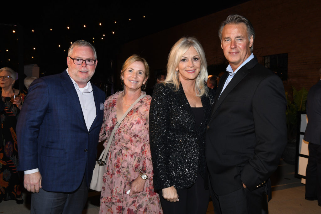 Tom and Lisa McKelvey, Pattie Stebbins and Steve Tate (Photo by Kristina Bowman)