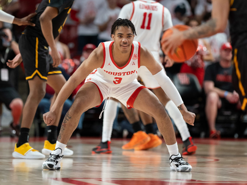 UH guard Ramon Walker seems to make an impact every game.  (Photo by F. Carter Smith)
