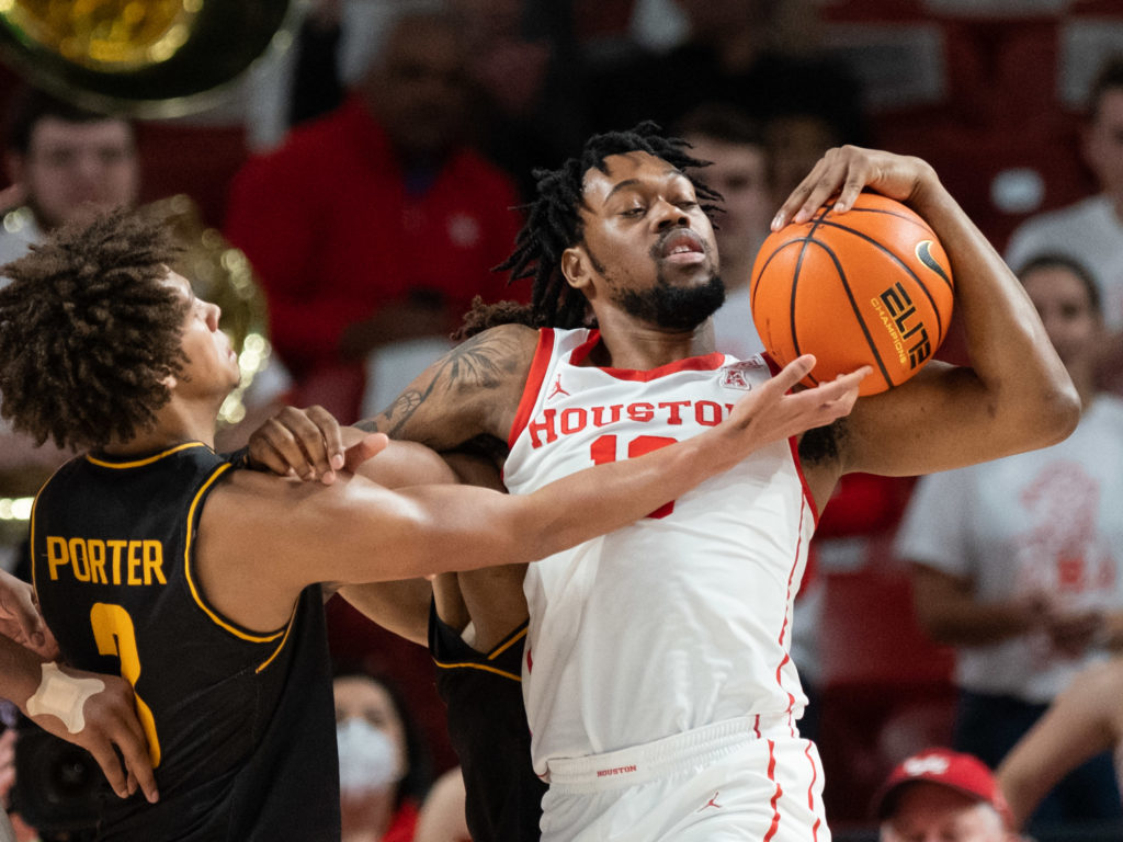 University of Houston Cougars defeated the Wichita State Shockers Saturday January 8, 2022 at the Fertitta Center.