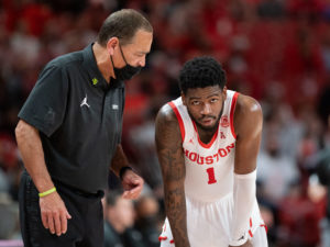 University of Houston Cougars defeated the Wichita State Shockers Saturday January 8, 2022 at the Fertitta Center.
