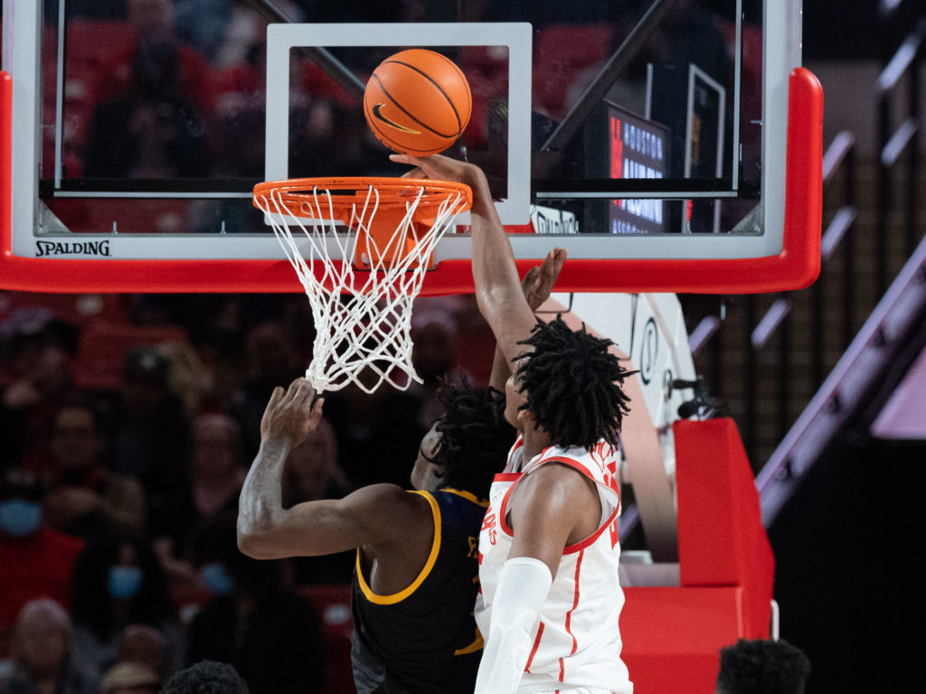 Josh Carlton is becoming a more and more intimidating force for this UH team. (Photo by F. Carter Smith)