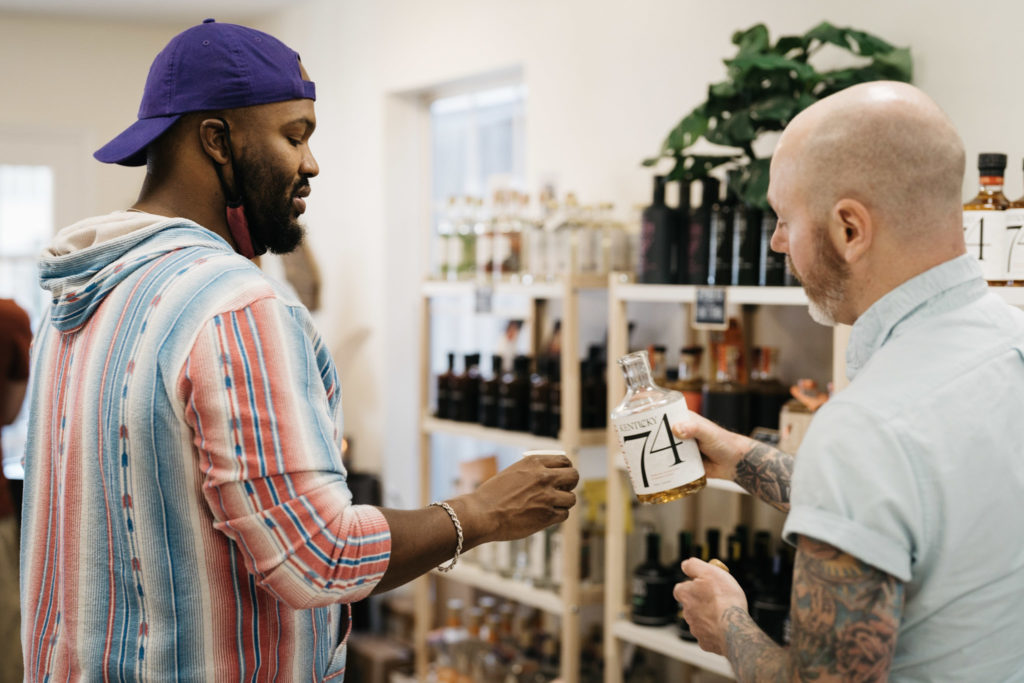 Sipple hosts tastings every Saturday afternoon. (Photo by Therron Francis)