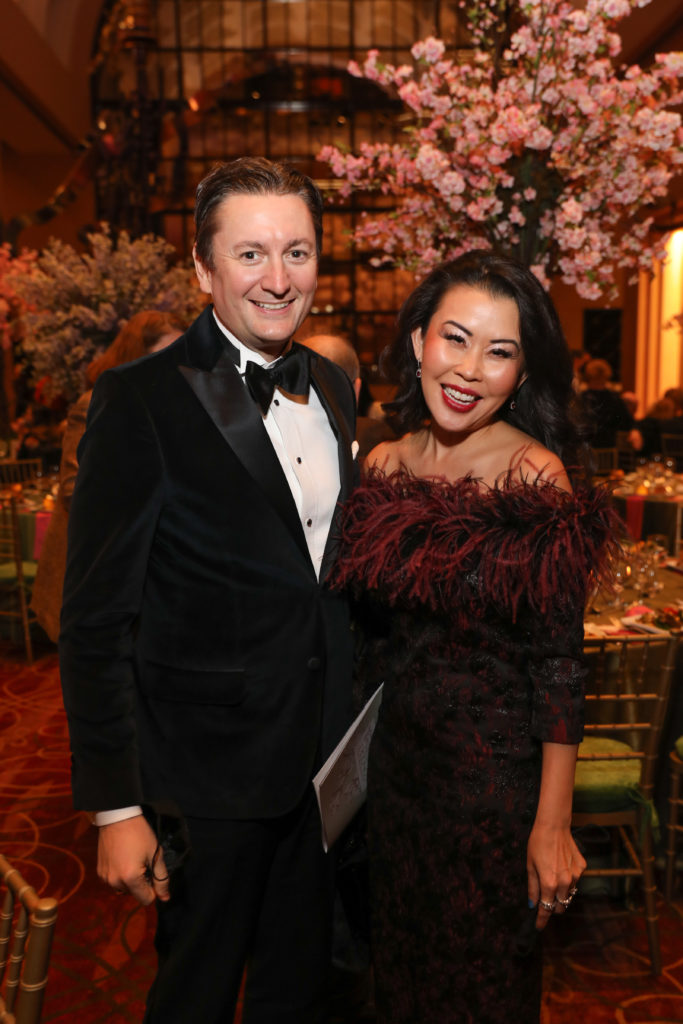 Drs. Mark Clemens and Anne Tsao at HGO's Concert of Arias (Photo by Priscilla Dickson)