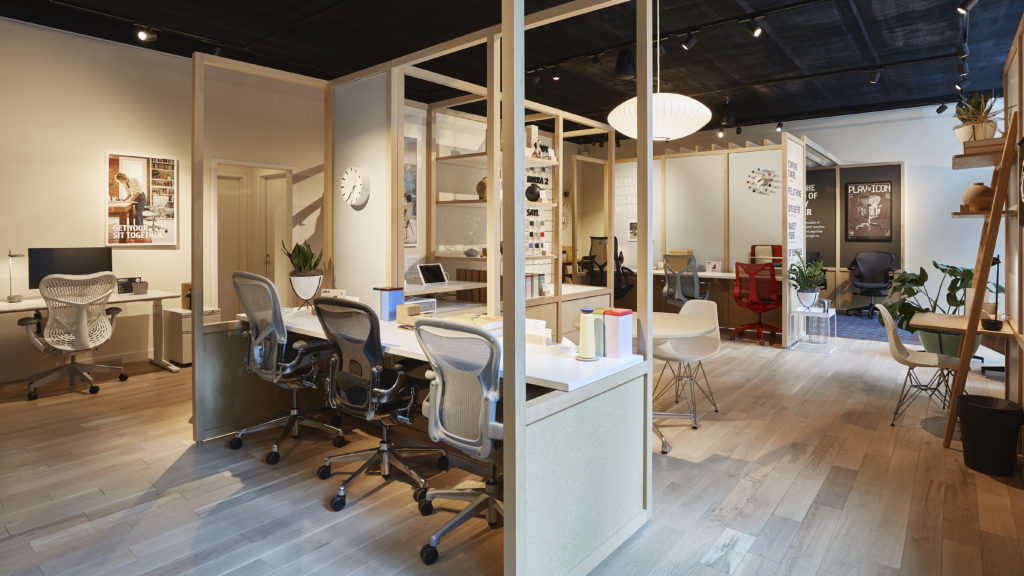 Herman Miller concept seating store in The Woodlands