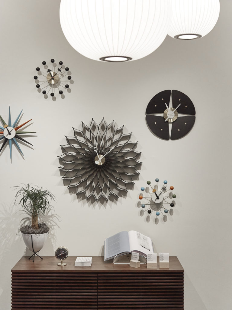 Nelson Bubble lamps and wall clocks