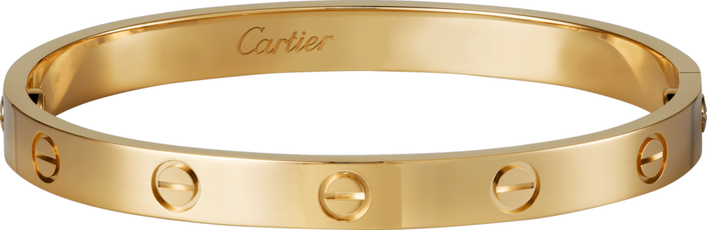 Cartier, Yellow Gold Love Bracelet, $6,900