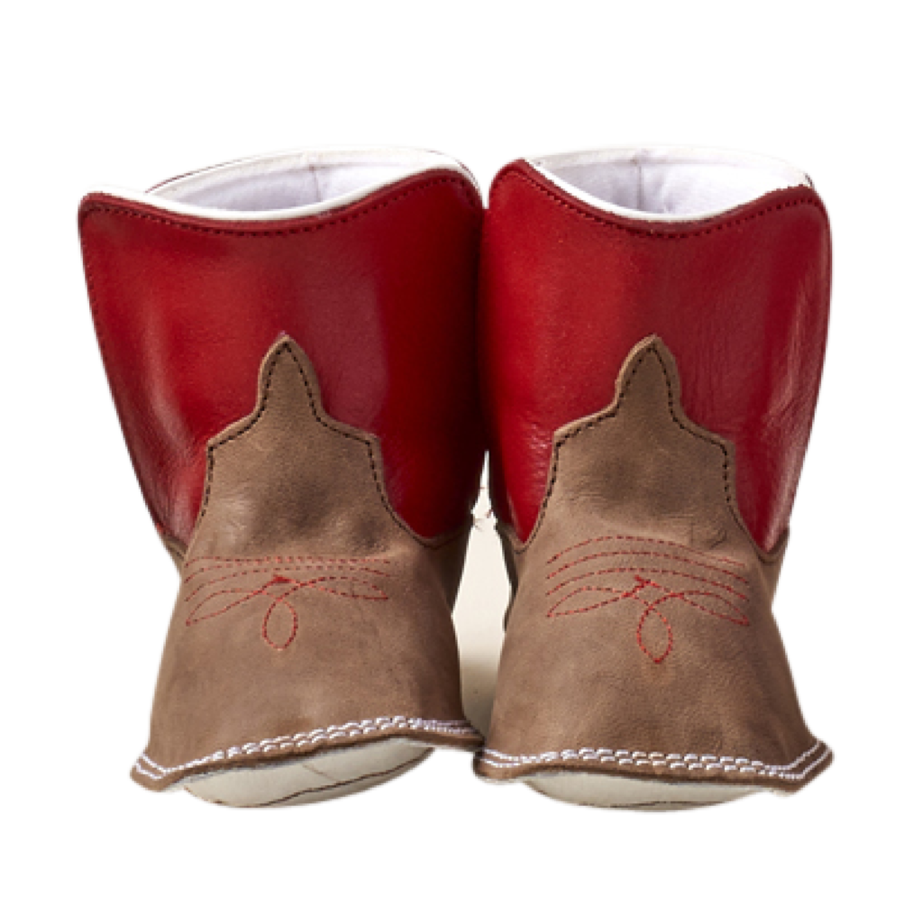 Miron Crosby Baby Booties, $55