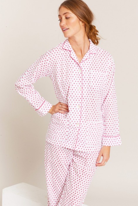 Roller Rabbit Heart Motif Pajamas for the whole family, $38 - $118