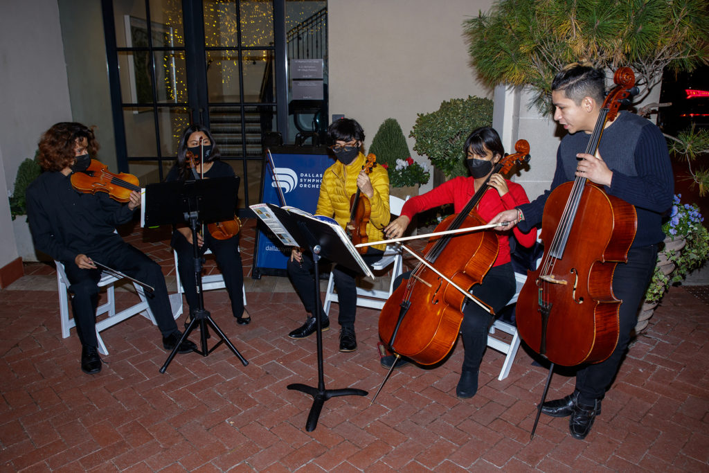 Dallas Symphony Orchestra’s Young Strings Quartet (Photo by WJN Photo)