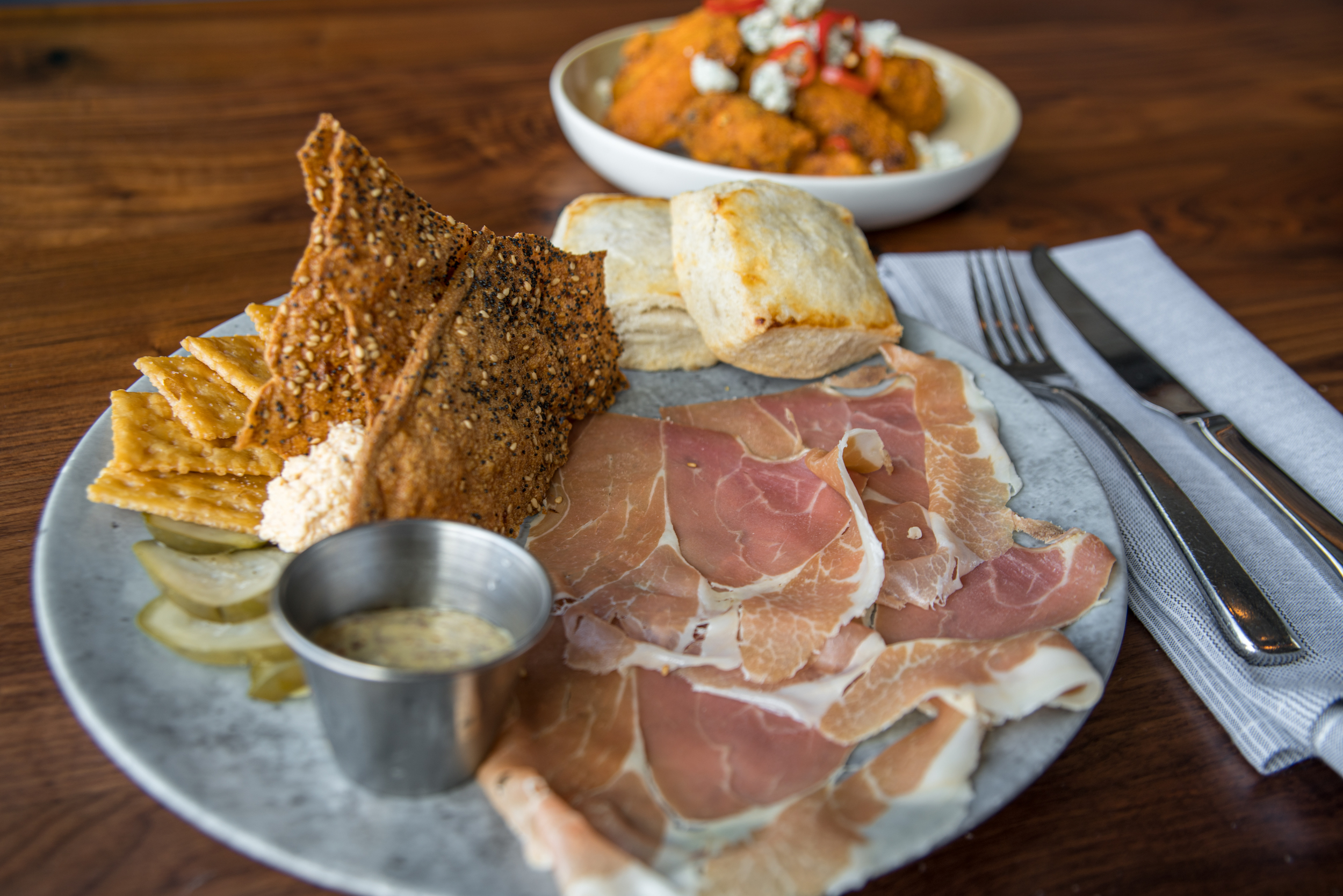 Ham & Pimento Cheese Board at Back Table Kitchen & Bar