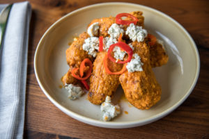 Hickory Smoked Wings at Woodlands Resort Back Table Kitchen & Bar