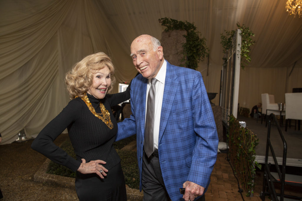 Joanne King Herring, Truett Latimer the Houston Heritage Society event in Sam Houston Park (Photo by Jenny Antill Clifton)