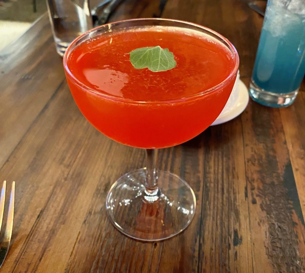 The Rosenectar martini is a must-try cocktail at Cry Wolf. (Photo by Megan Ziots)