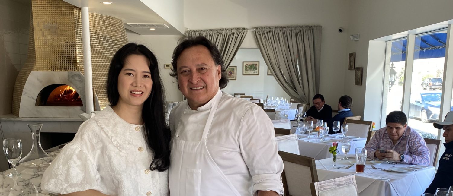 Christina & Chef Alfredo Mojica in their new Amore Italian Restaurant, which recently opened on S. Shepherd Drive between Alabama and Richmond. (Photo by Shelby Hodge)