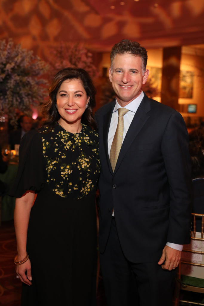 Chairs of the 2022 Houston Grand Opera Ball Jennifer & Ben Fink at the Concert of Arias. (Photo by Priscilla Dickson)
