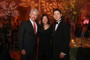 Joe Greenberg and Claire Liu with award winner Jongwon Han