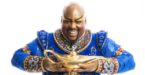 Major Attaway played the Genie on Broadway in Disney’s Aladdin.