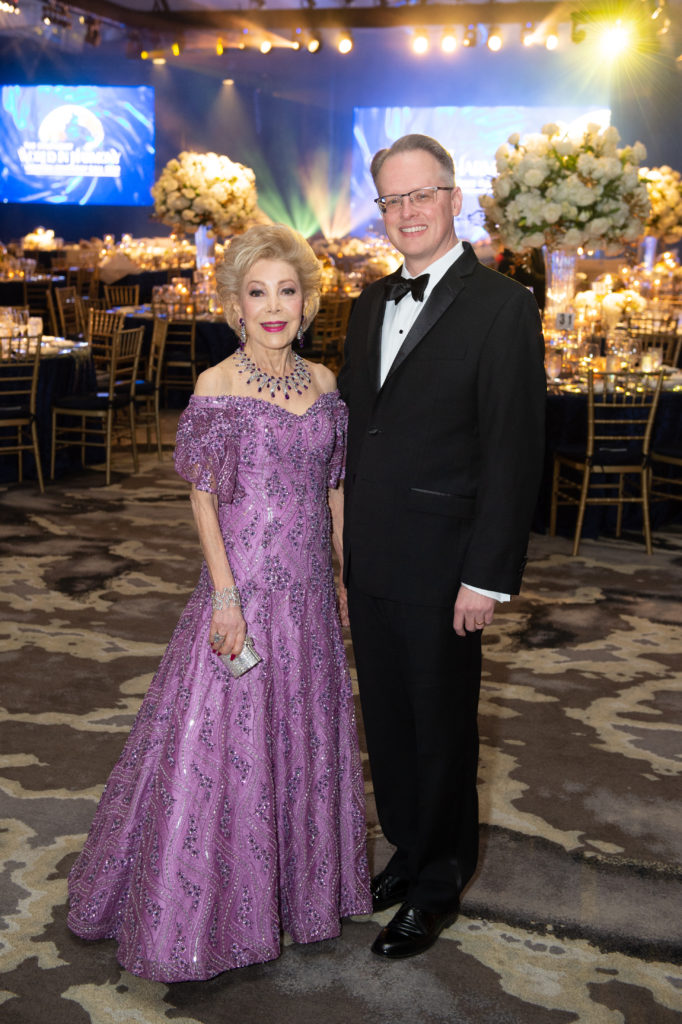 Honoree Margaret Alek Williams, Houston Symphony executive director and CEO John Mangum. (Photo by Wilson Parish) 