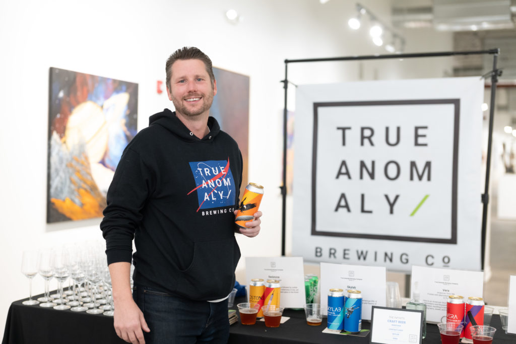 True Anomaly's Michael Duckworth at the party for 'The Infinite' VR trip aboard the International Space Station.