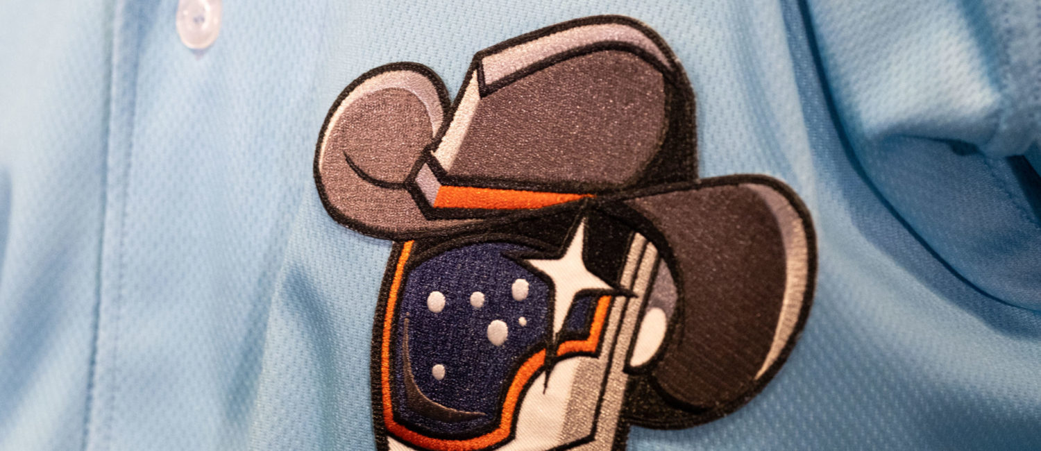 The Houston Astros held a launch party to reveal the Sugar Land Space Cowboys in a re-branding for their Triple A franchise at Constellation Field