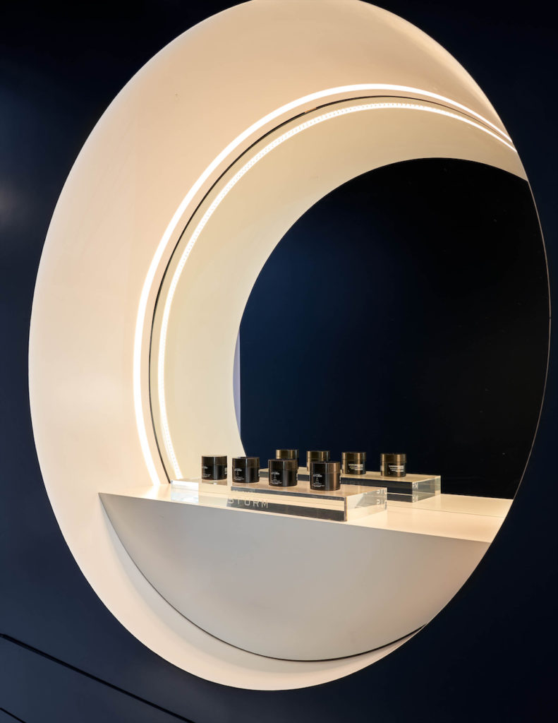 Dr. Barbara Sturm supplements on display in Dallas.  (Photo by Nathan Schroder)