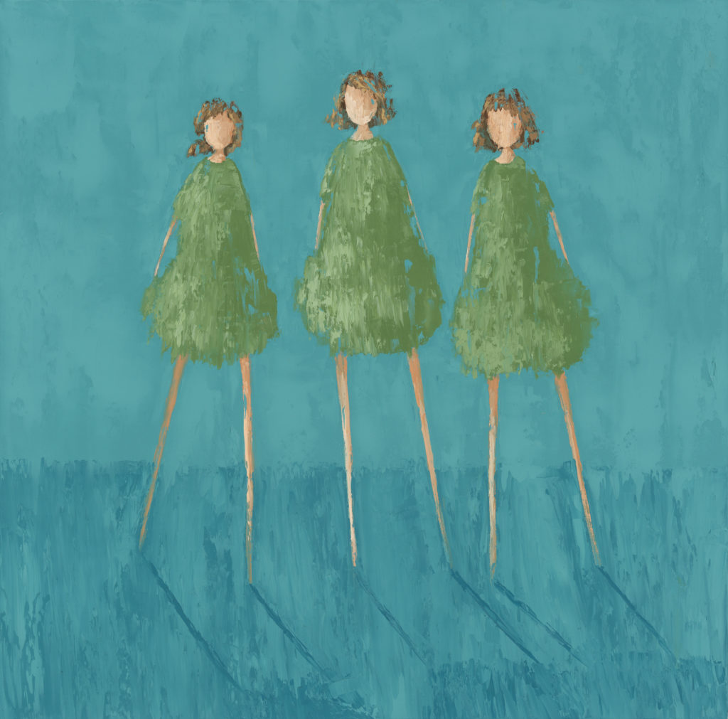 René Romero Schuler's Trevi, 2021. Oil on canvas.