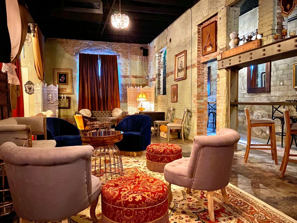 A peek inside Amber Room's hidden speakeasy.