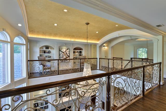 The grand entry hall with domed ceiling at 6805 Laurel Valley Drive.