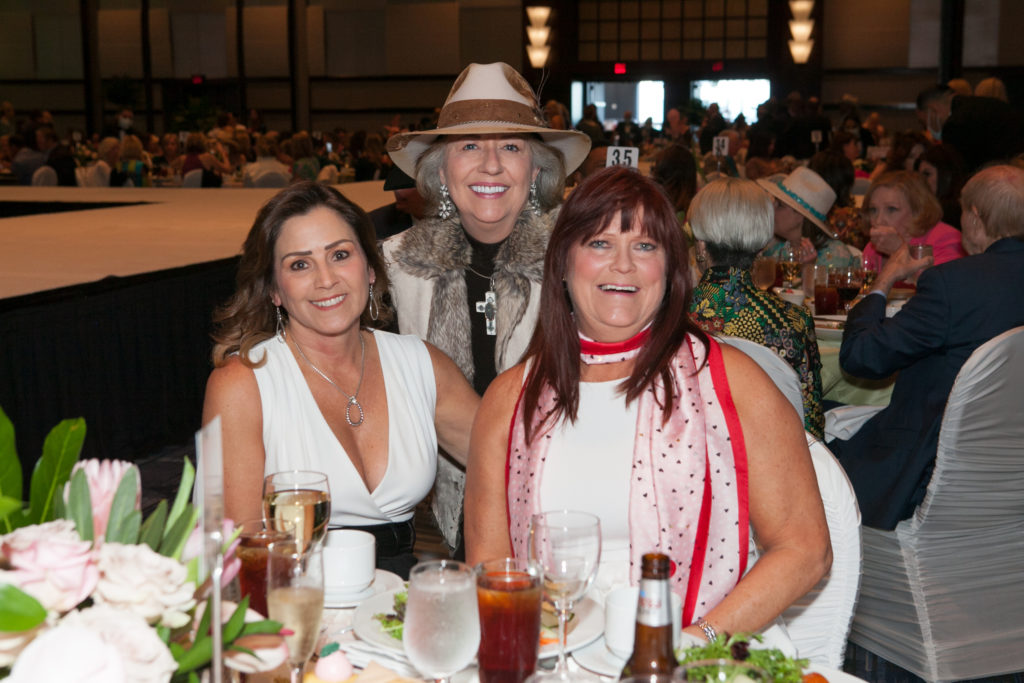 Kay Studhalter, Pamela McClendon, Taryn Sims at the HLS&R Trailblazers Awards luncheon