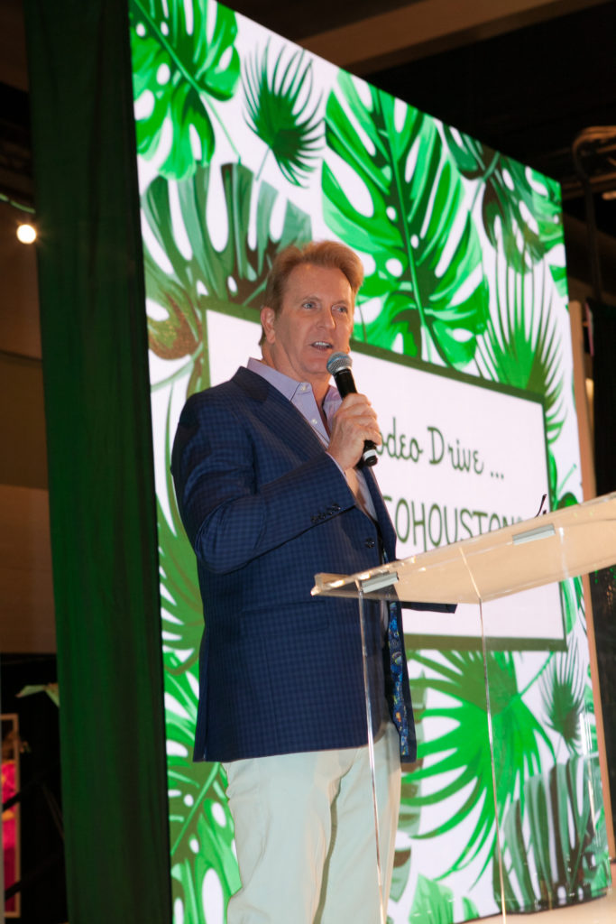 KPRC Channel 2 meteorologist the Frank Billingsley emcees the HLS&R Trailblazers Awards luncheon