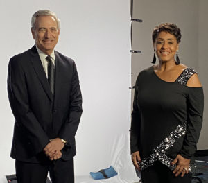 5. Seven Acres President Michael Feinstein and journalist Linda Lorelle visited during the filming of the gala virtual video