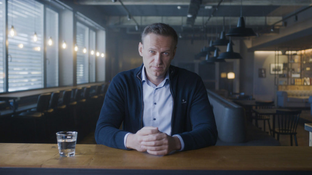 A still from <i>Navalny</I>, Sundance's best film winner.
