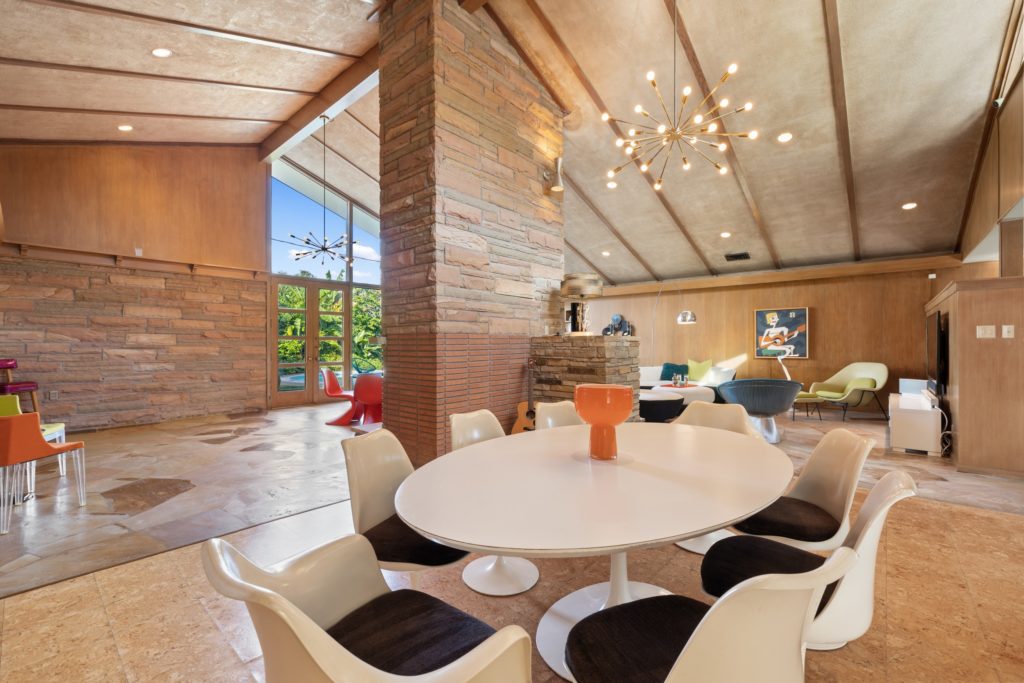 The mid-century modern time-capsule dwelling at 2430 Maroneal Street in Old Braeswood   (Photo by Josh Gremillion Photography)