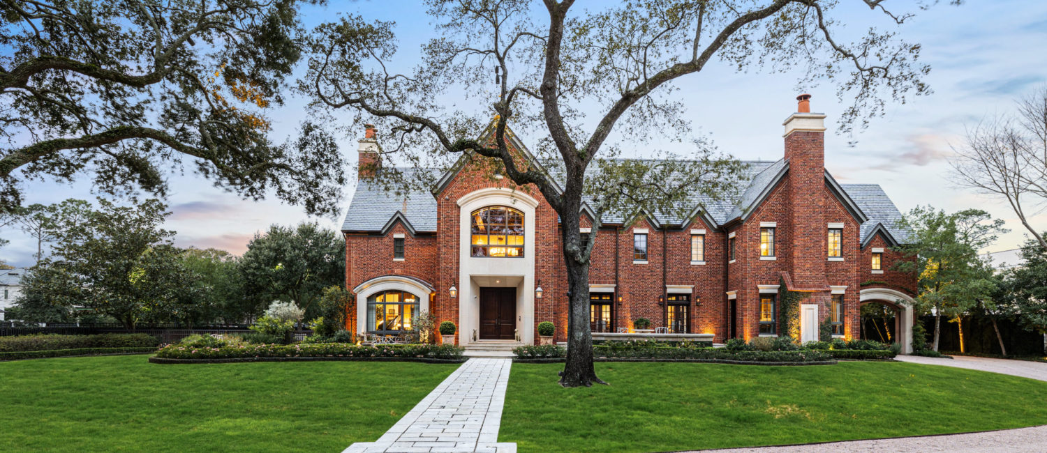 The regal River Oaks Boulevard residence of Frances and Tony Buzbee hits the market at a shocking $27,500,000 price tag. (Photo by Courtesy of Josh Gremillion for Douglas Elliman)