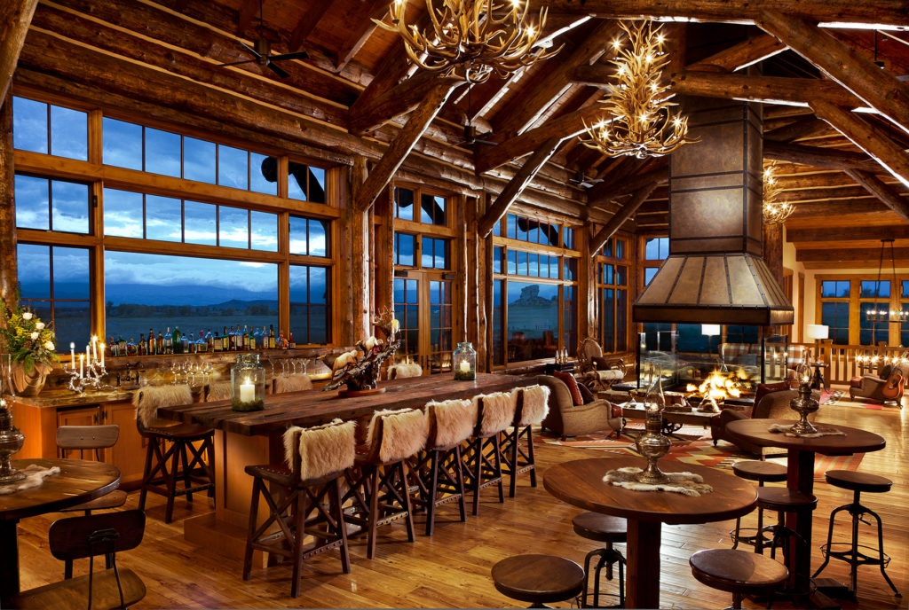 Brush Creek Ranch is the epitome of dining with a view (courtesy Visit Wyoming) 