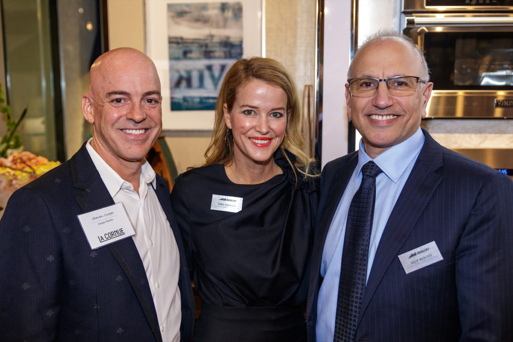 Steven Cooper, Anne Puricelli, Najib Maalouf (Photo by WJN Photo)
